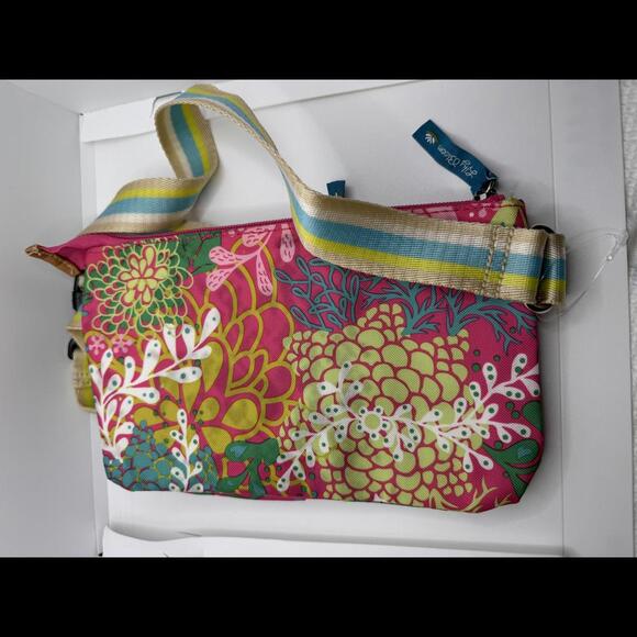 Lily Bloom Womens Janet Belt Bag, Floral Reef Pink - Picture 3 of 9